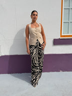 Calça padrão zebra