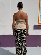 Calça padrão zebra