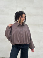 Casaco bomber oversize
