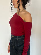 Blusa corte assimétrico