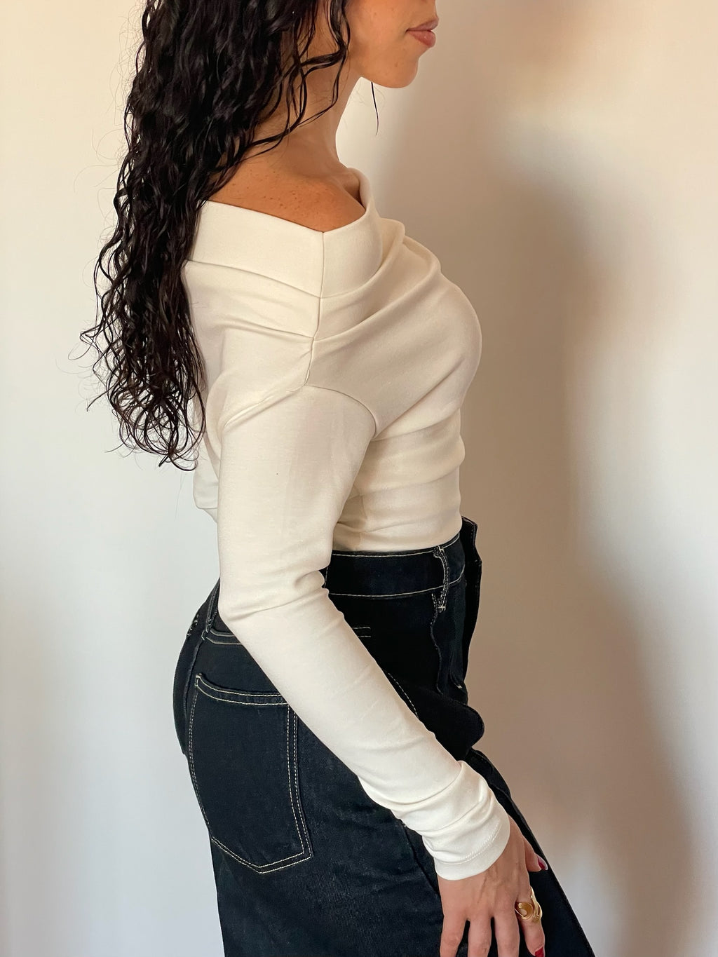 Blusa decote ombros