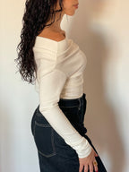 Blusa decote ombros
