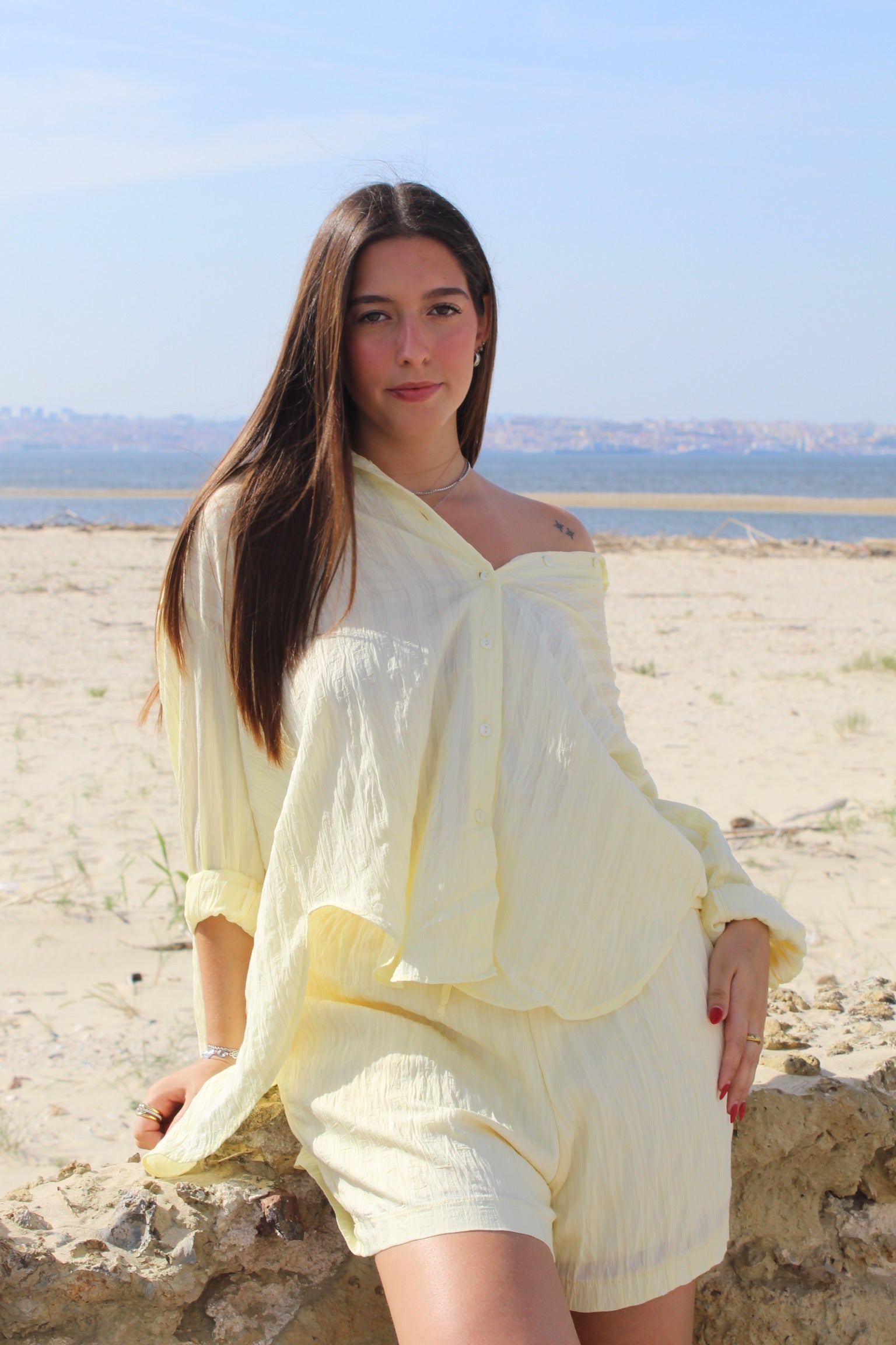Conjunto camisa + calções forrados