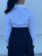 Vestido preto e branco