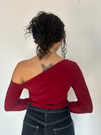 Blusa corte assimétrico