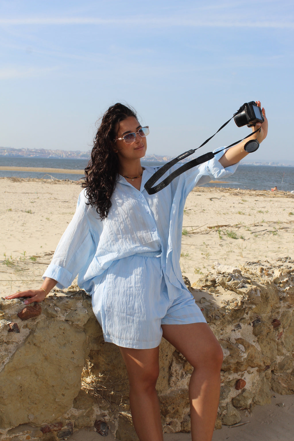 Conjunto camisa + calções forrados