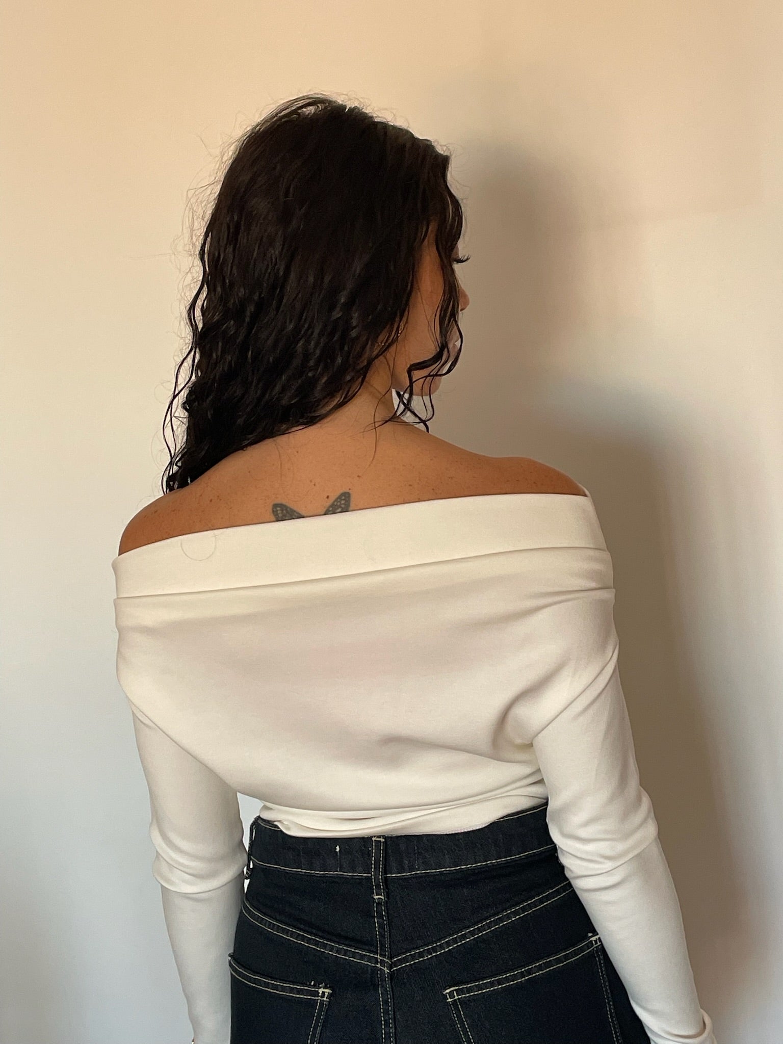 Blusa decote ombros