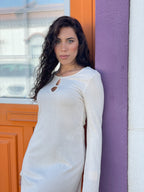 Vestido creme