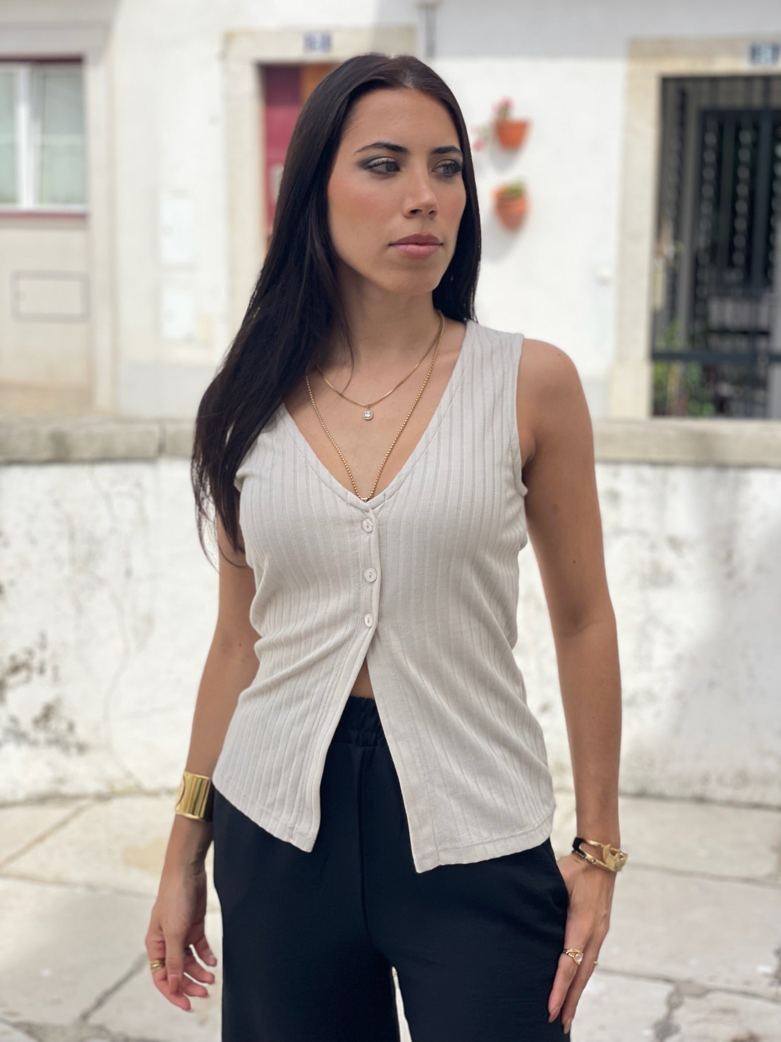 Colete malha