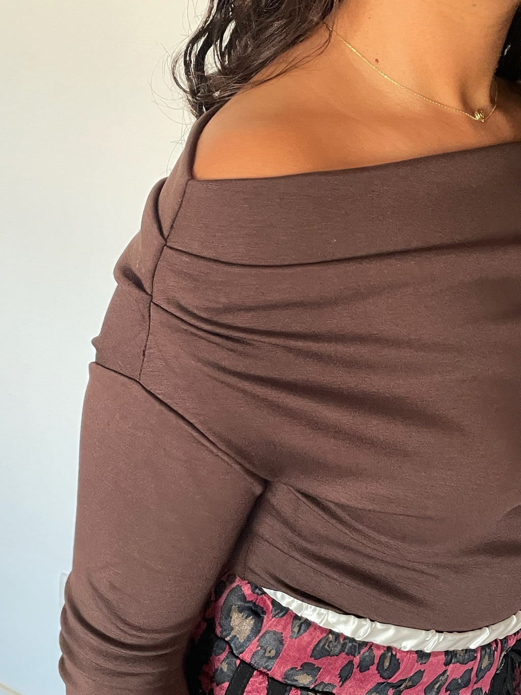 Blusa decote ombros