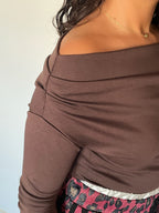 Blusa decote ombros