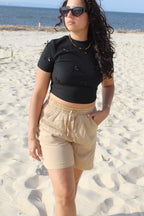 Tshirt laços bordo e preto