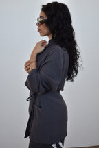Blazer fino cinza