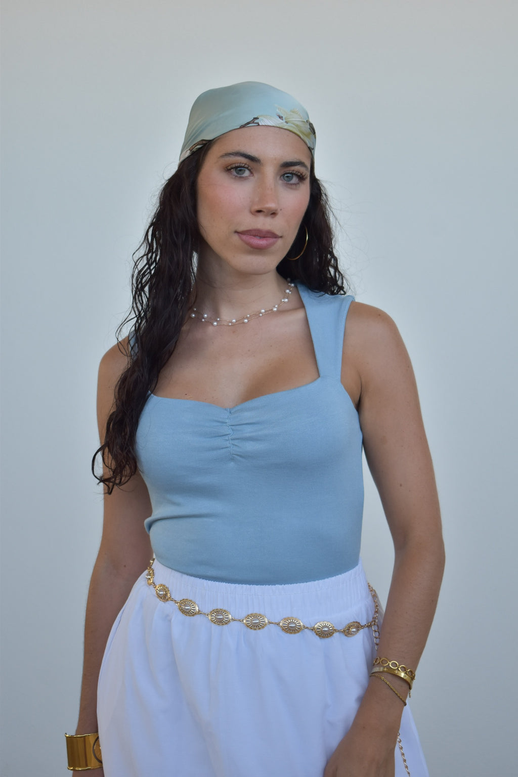 Top azul bebé