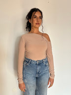 Blusa corte assimétrico