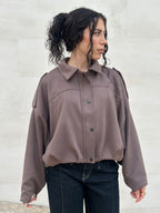 Casaco bomber oversize
