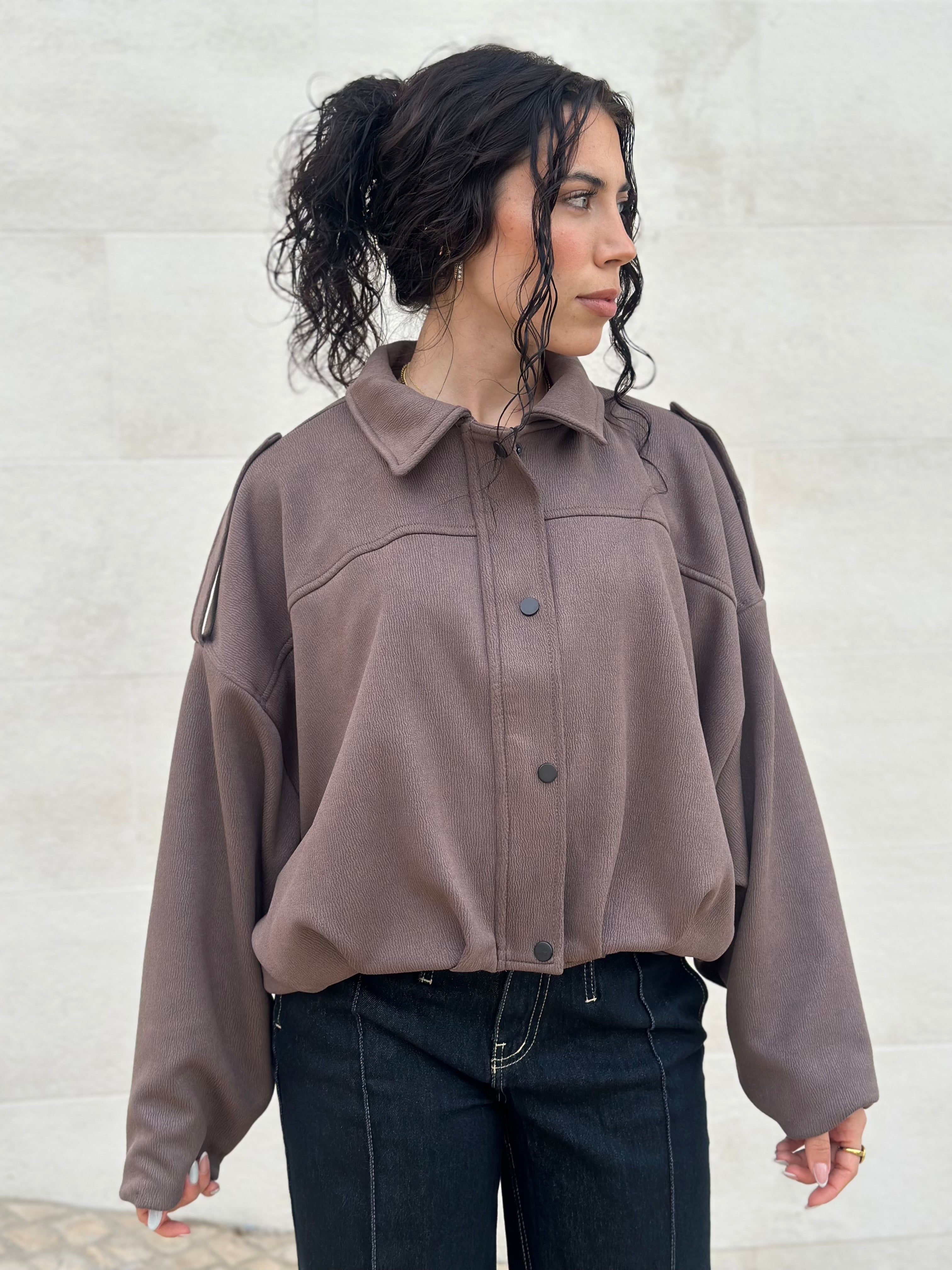 Casaco bomber oversize