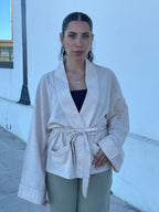 Kimono bege