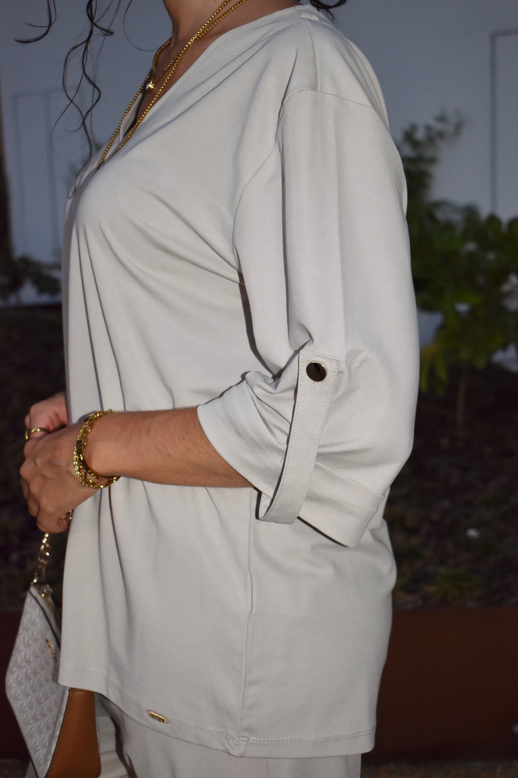 Conjunto bege