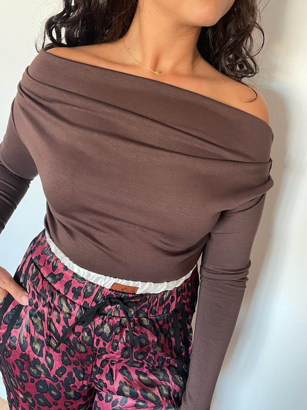 Blusa decote ombros