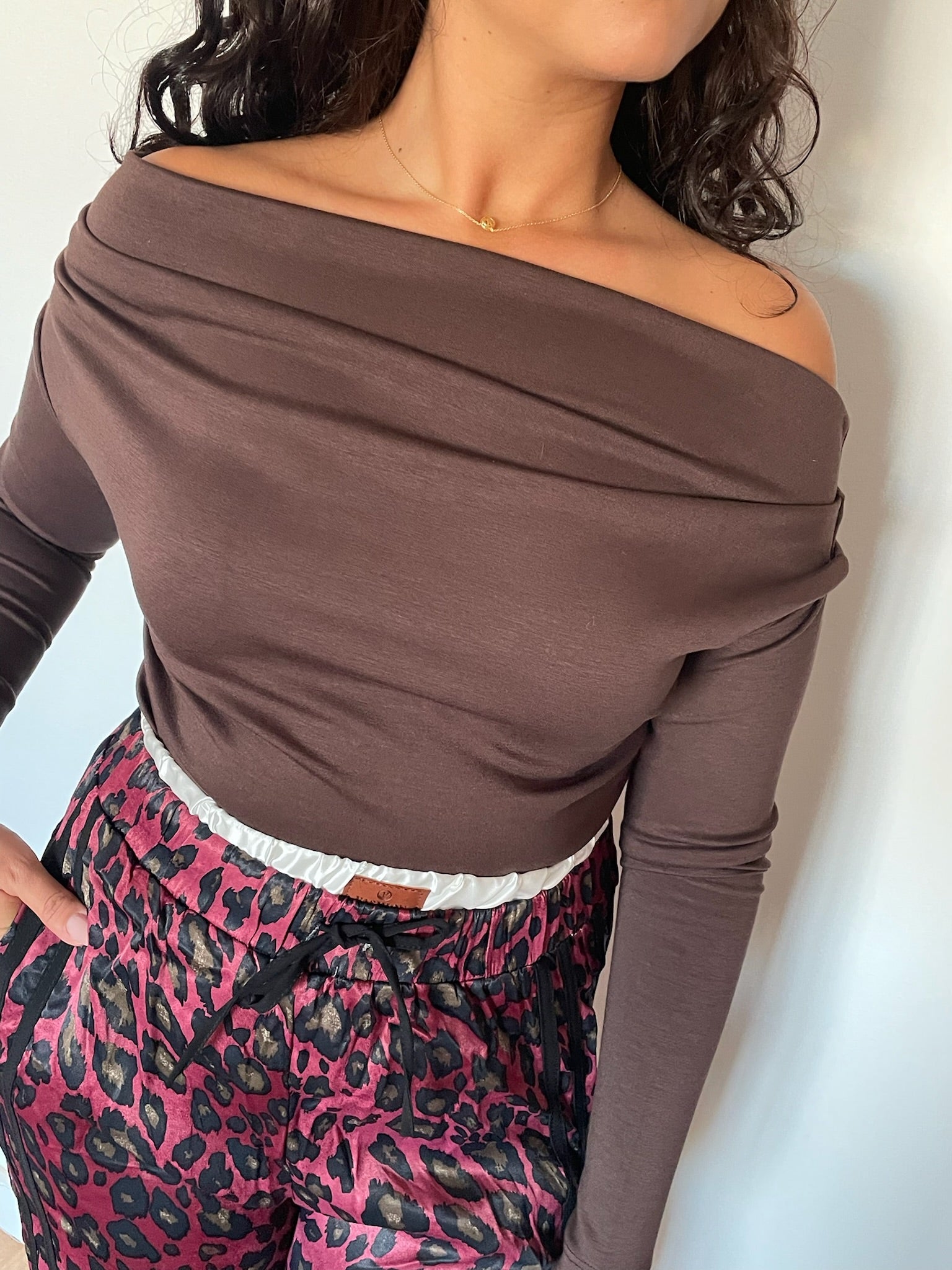 Blusa decote ombros