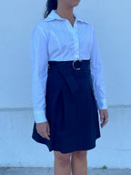 Vestido preto e branco